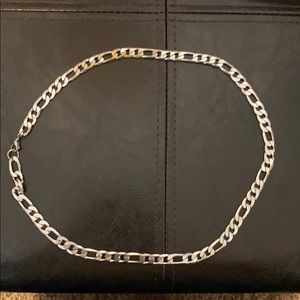 Cuban sterling silver 22” chain